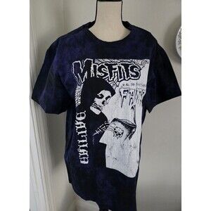 Brand New MISFITS To All the Fiends TieDye Punk Rock Band T-Shirt Sz XXL NwoT